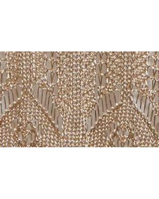 Rabanne Natural Openwork Tank Sweater Dress