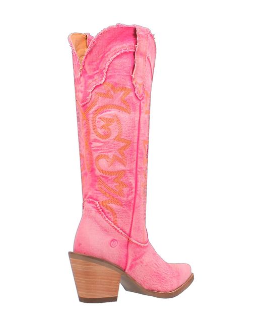 Dingo Texas Tornado Knee High Western Boot in Pink | Lyst