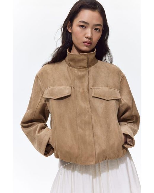 H&M Natural Coated Jacket