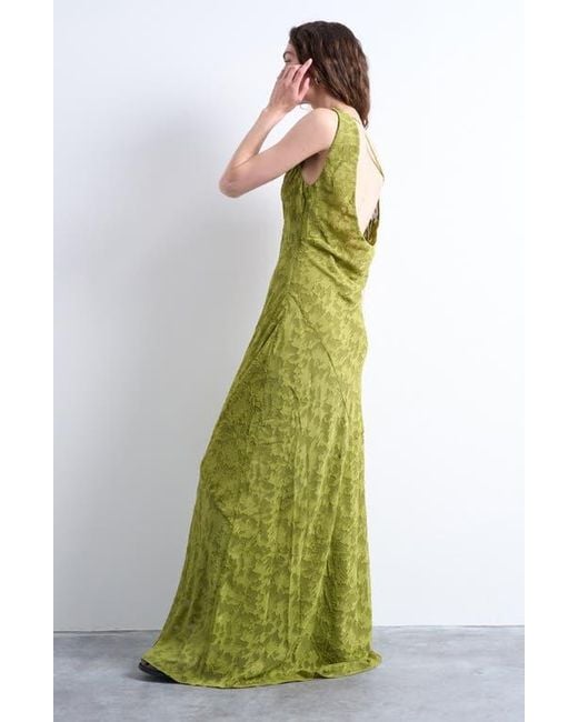 brown long dress Luciana Maxi Dress