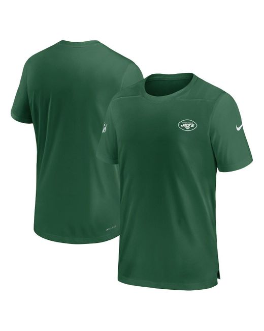 Nike Men's New York Jets Sideline Player Black Long Sleeve T-Shirt