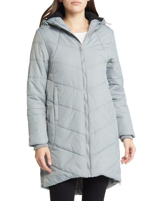 Modern Eternity Gray 3-In-1 Maternity Puffer Jacket