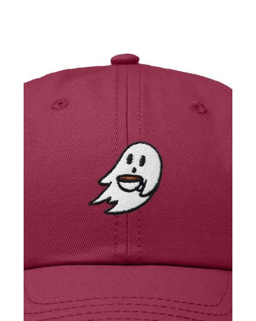 Alix Coffee Ghost Embroidered Hat