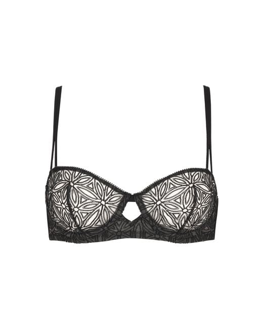 Huit Black Infini Underwire Bra