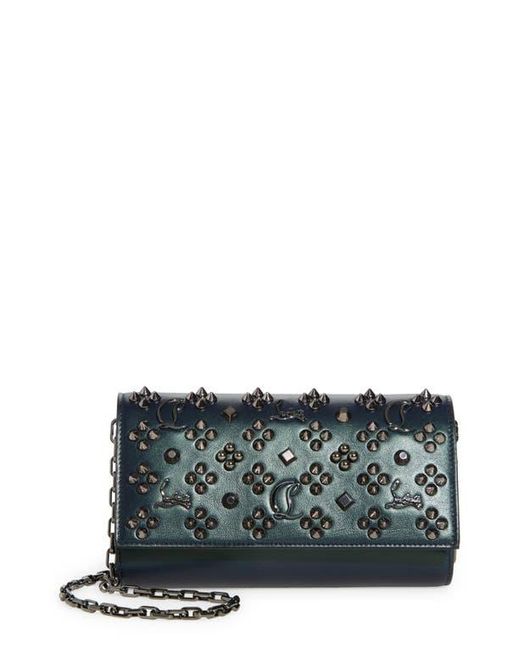 Christian Louboutin Multicolor Paloma Loubinthesky Leather Wallet On A Chain