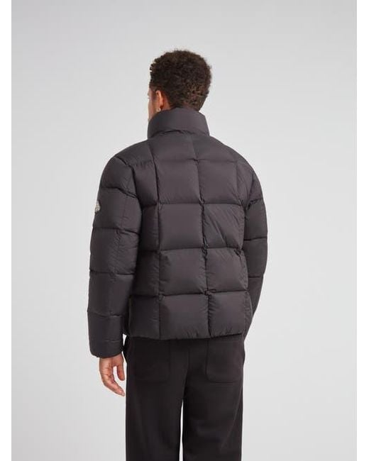 Jacket Gray Cloud Long Sleeve Puffer Racer Jacket for men