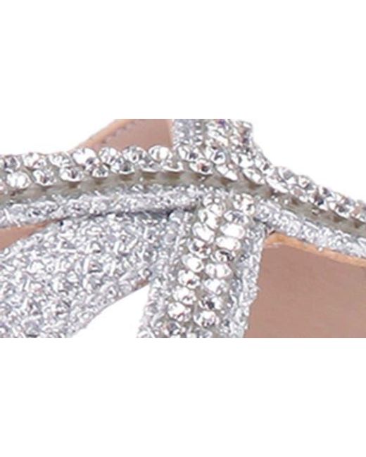 Nina White Bracha Ankle Strap Sandal