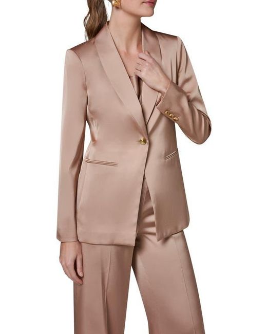 Donna Karan Natural Shawl Collar Jacket