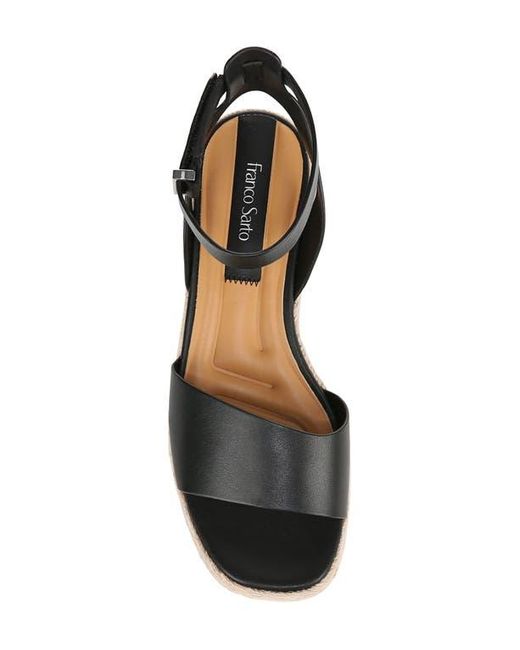 Franco Sarto Black Tiffany Platform Wedge Sandal