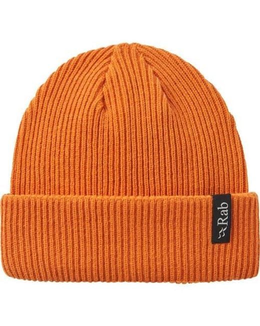 Rab Orange Perimeter Rolled Beanie