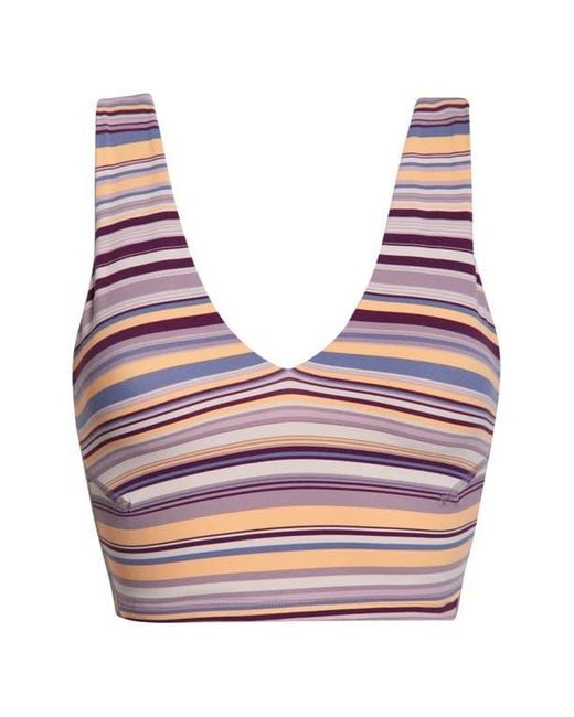 Free People Red Fp Movement Printed Never Better Sports Bra