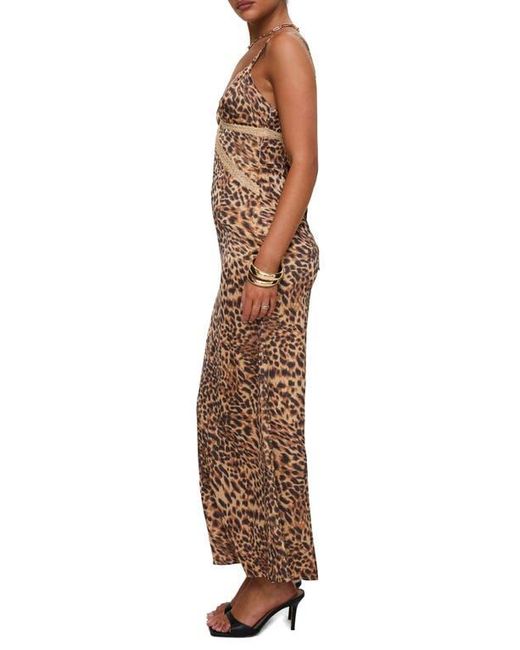 Princess Polly Brown Sanctuary Leopard Print Maxi Dress