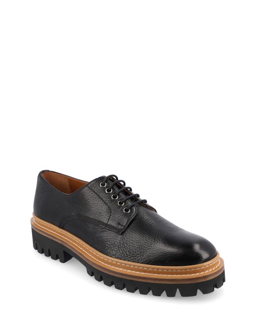 Taft Black The Country Lug Sole Derby for men