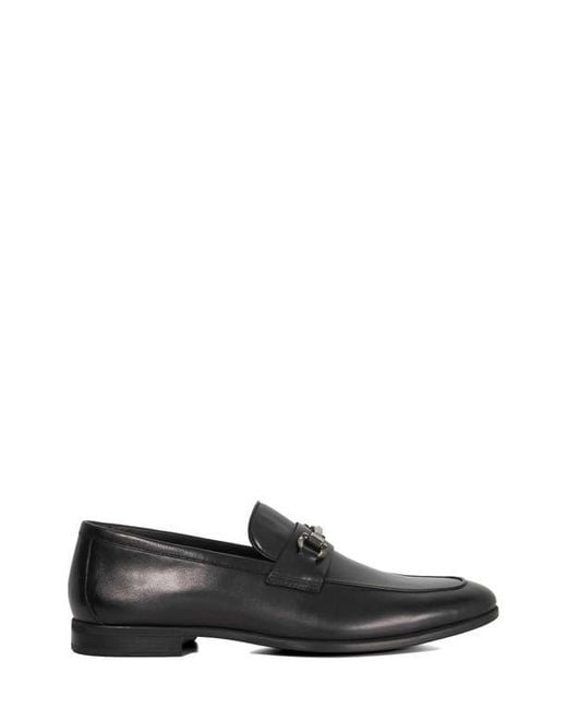Dune Black Seymore Flexi Bit Loafer for men