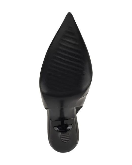 Nine West Black Kates Slingback Pointed Toe Pump