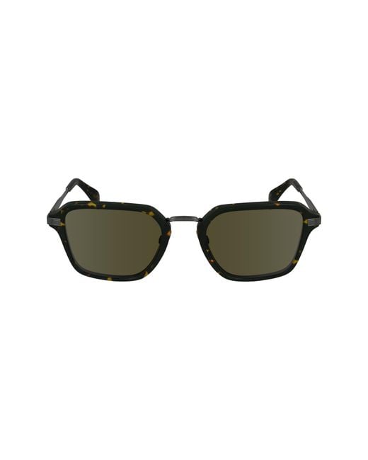 Paul Smith Green Kramer 52Mm Rectangular Sunglasses for men