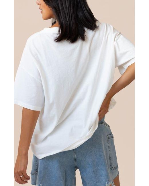 Nanis White Oversized Tee