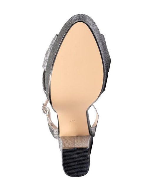 Touch Ups Gray Sailor Ankle Strap Platform Sandal