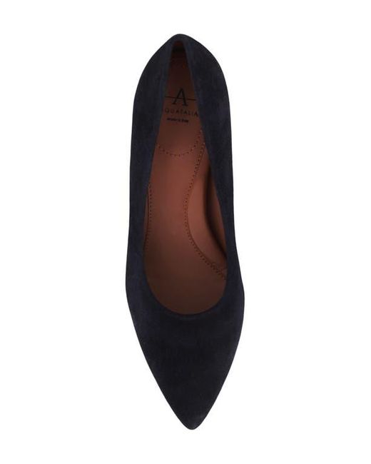 Aquatalia Blue Kari Weatherproof Pointed Toe Pump