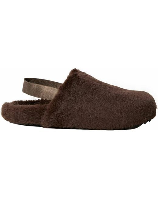 WeWoreWhat Brown Fur Slipper