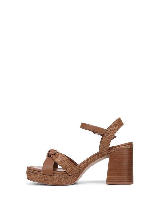27 EDIT Naturalizer Brown Peyton Ankle Strap Platform Sandal