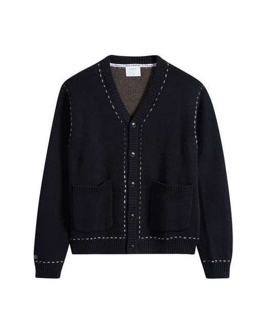 Percival Black Module Boxy Cardigan for men