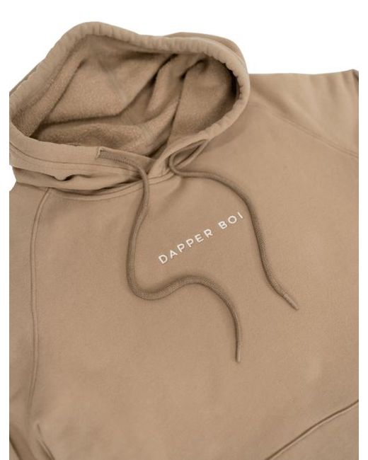 Dapper Boi Brown Pullover Hoodie for men