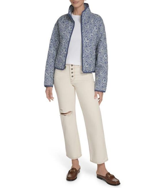 Levi's Blue Quilted Cotton Jacket