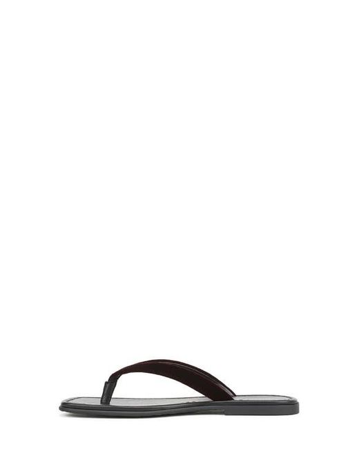 Veronica Beard Black Clea Flip Flop