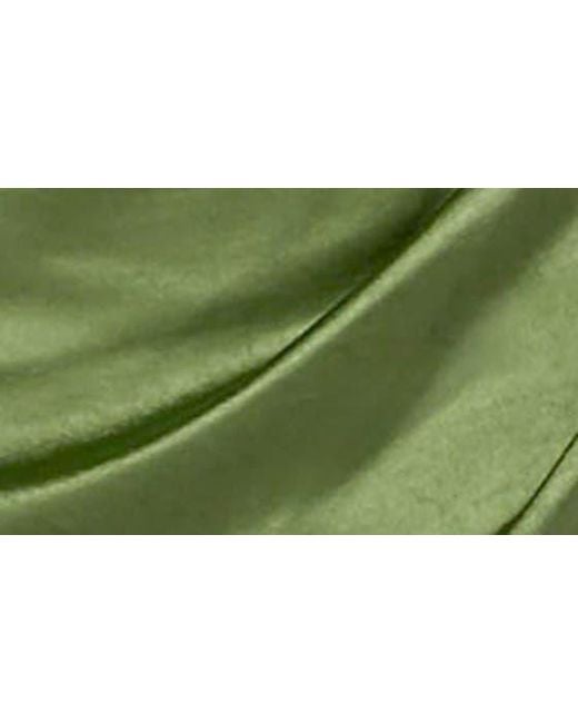 Elliatt Green Cassini One-shoulder Dress