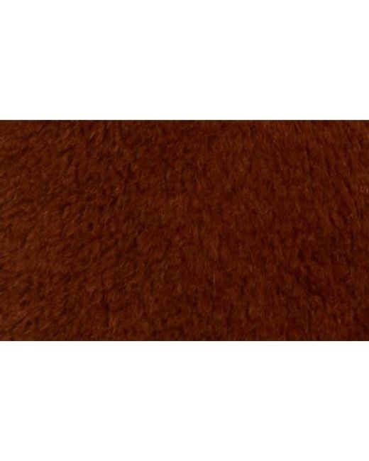 Max Mara Brown Tedgirl Oversize Double Breasted Alpaca Blend Coat