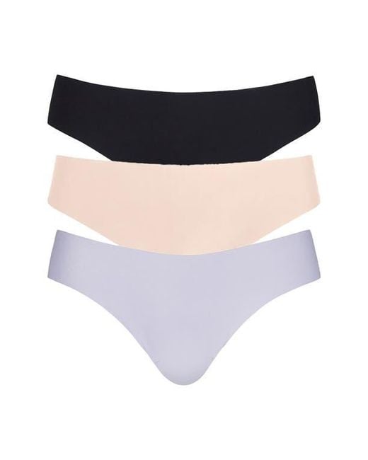 Commando Black Butter Assorted 3-Pack Thongs