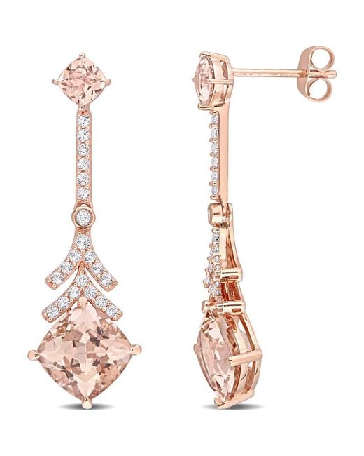 Julianna B Multicolor Topaz Drop Earrings 10K