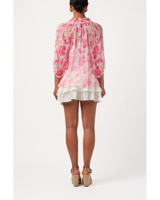Calypso St. Barth Pink Harper Top