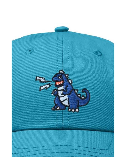 Alix Blue Big Lizard Cap for men