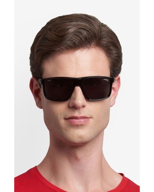 Carrera Black X Ducati Carduc 60Mm Rectangular Sunglasses for men