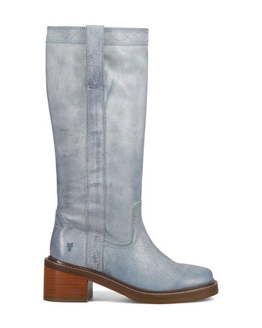 Frye Blue Kate Block Heel Boot