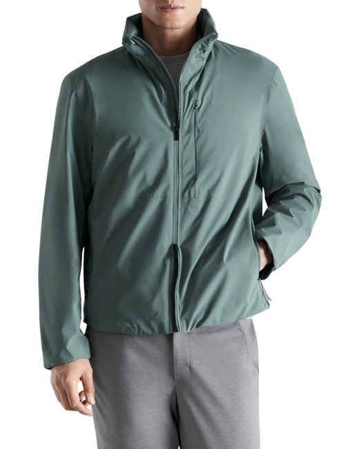 Mango Green Packable Water Repellent Jacket for men