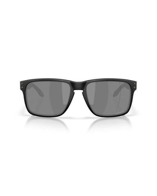 Oakley Gray Prizm Everyday 61Mm Rectangular Sunglasses for men