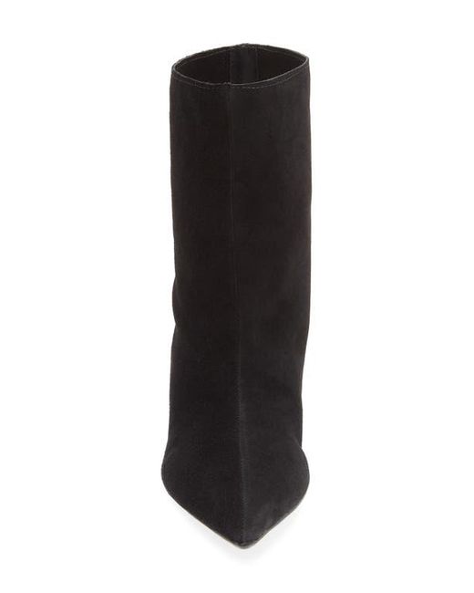 Chocolat Blu Black Lynette Block Heel Bootie