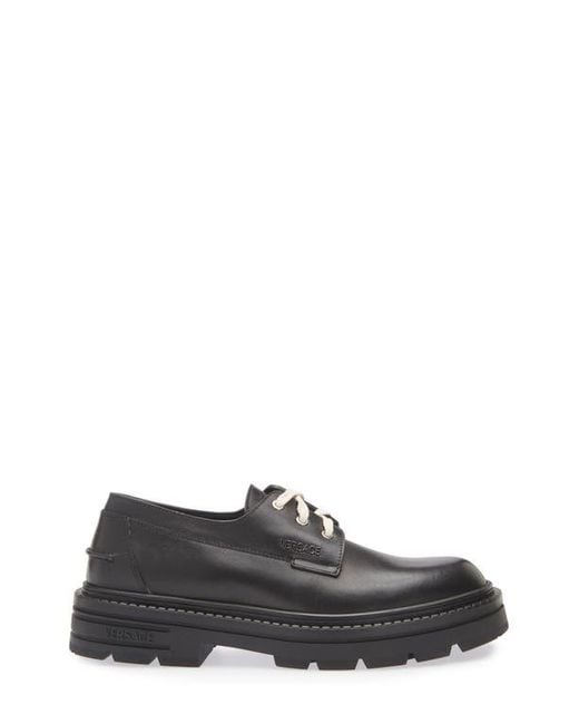 Versace Gray Adriano Derby for men