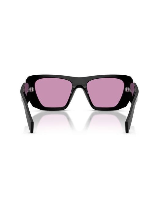 Prada Pink 53Mm Square Sunglasses