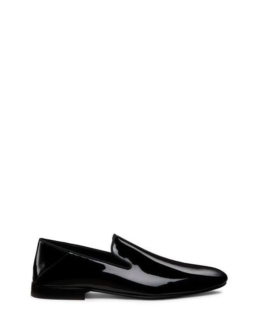 Stuart Weitzman Black Buzz Venetian Loafer for men
