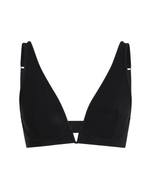 Commando Black Classic Plunge Underwire Bra