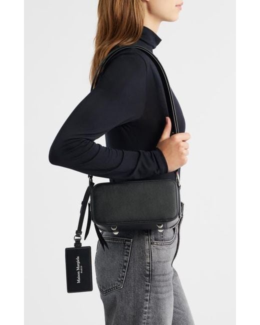 Maison Margiela Black Small Doll Leather Camera Bag