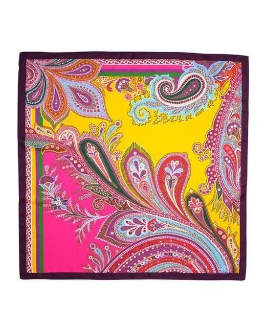 Echo Pink Parlor Paisley Square