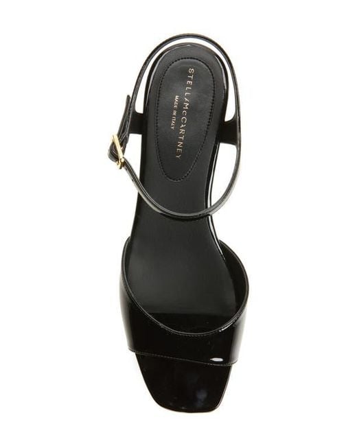 Stella McCartney Black Elyse Platform Sandal