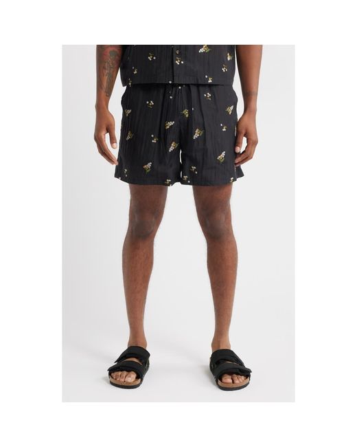 RIZORT Black Madison Shorts for men
