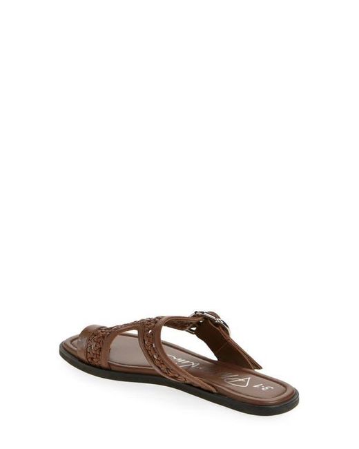 3.1 Phillip Lim Brown Macramé Toe Loop Sandal
