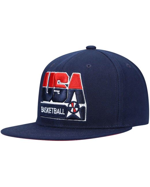 Mitchell & Ness Blue Usa Basketball 1992 Dream Team Snapback Hat At Nordstrom for men